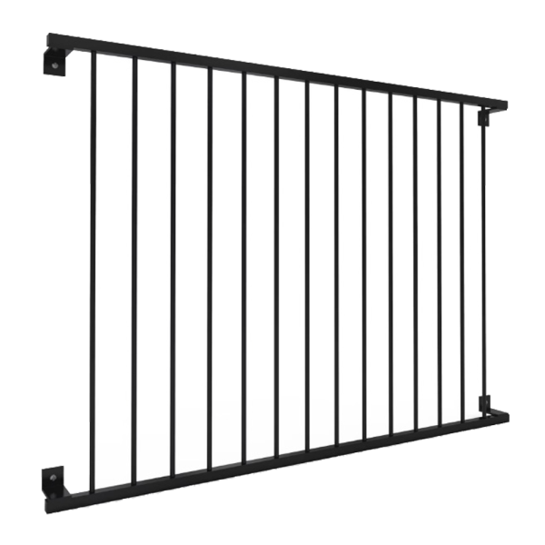 Balcony railings, glass post balustrades AB-G | Morad